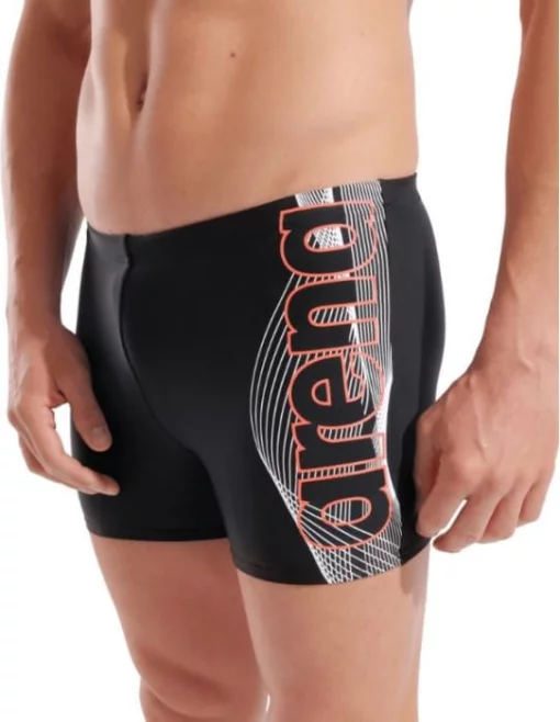 Плавки-шорти для овіків Arena BASIC SWIM SHORT чорний 100 (010276-500)