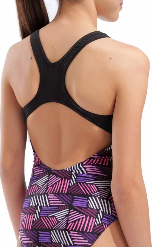 Купальник закритий для дівчат Arena CANDIES SWIMSUIT SWIM PRO BACK мультиколор дитячий 128 см (010285-990)