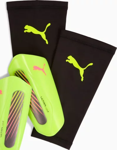 Щитки Puma ULTRA Light Sleeve жовтий дитячий L (зріст 155-175 см) (030989-02)