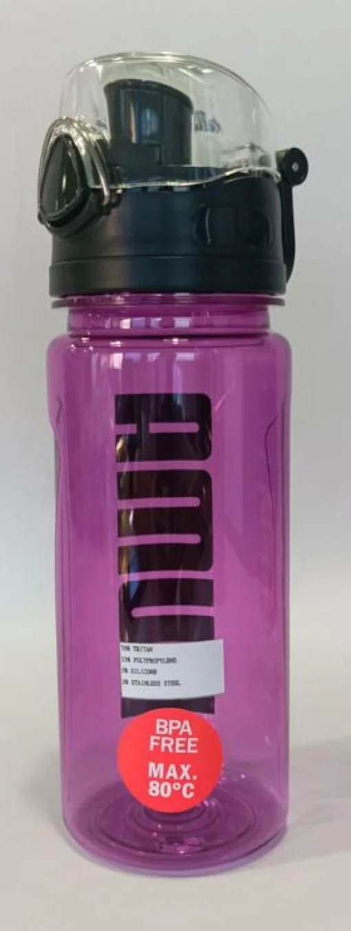Пляшка Puma TR SPORTSTYLE Waterbottle бузковий, чонрий Уні 600 ml