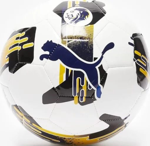 М'яч футбольний Puma Orbita 6 SPFL MS білий, чорний, синій Уні 4