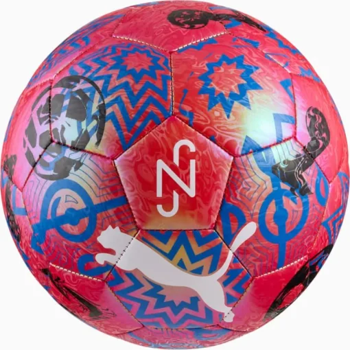М'яч футбольний Puma NEYMAR JR Graphic ball червоний, синій 4 (084882-01)