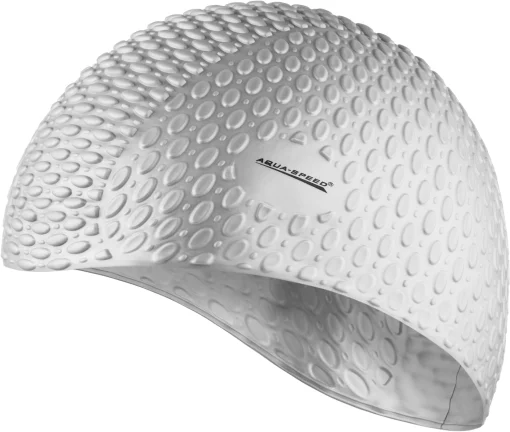 Шапка для плавання Aqua Speed BUBBLE 102-26 сріблястий Уні OSFM