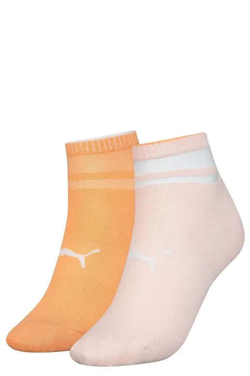 Шкарпетки Puma SHORT SOCK STRUCTURE 2P WOMEN персиковий, рожевий Уні 35-38