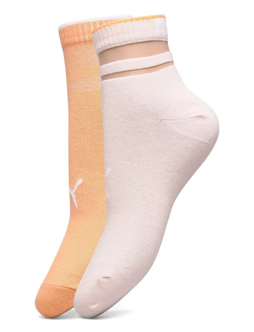 Шкарпетки Puma SHORT SOCK STRUCTURE 2P WOMEN персиковий, рожевий Уні 35-38