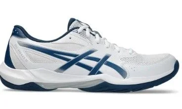 Кросівки сквош . Asics Gel-Rocket 12 White/Mako Blue (44,5) 10.5 (1071A116-100)