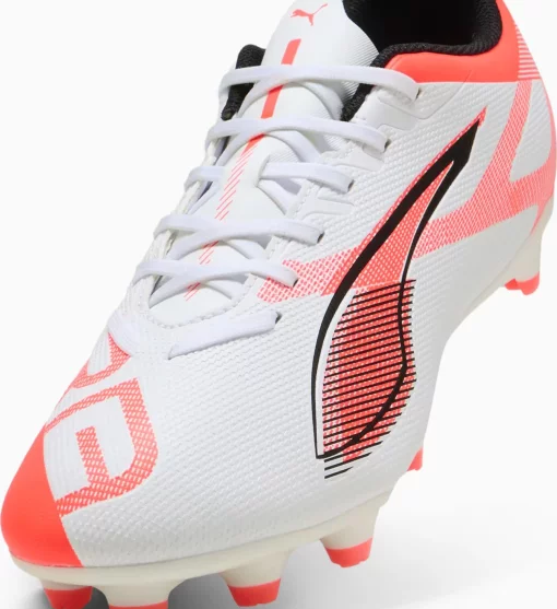 Бутси Puma ULTRA 5 PLAY FG/AG білий, помаранчевий Уні 41