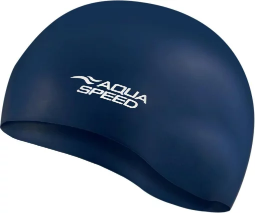 Шапка для плавання Aqua Speed MONO 6198 темно-синій Уні OSFM