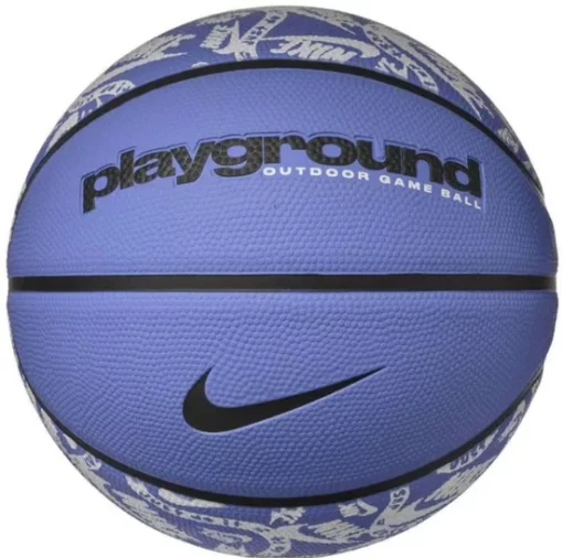 М'яч баскетбольний Nike EVERYDAY PLAYGROUND 8P GRAPHIC DEFLATED POLAR/BLACK/BLACK/WHITE size 7