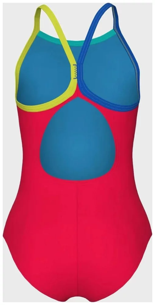 Купальник закритий для дівчат Arena SWIMSUIT LIGHT DROP SOLID червоний Діт 128 см