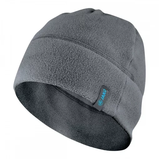 Шапка Jako Fleece cap темно-сірий Діт OSFM
