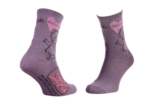 Шкарпетки Simpson LISA I LOVE MUSIC блідо-рожевий Діт 35 - 41