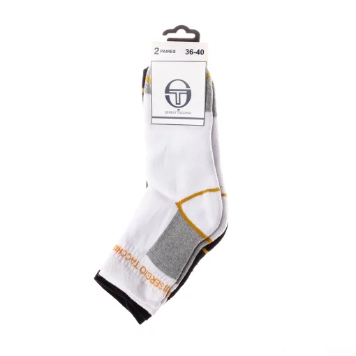 Шкарпетки Sergio Tacchini 3-pack чорний, білий Уні 36-40