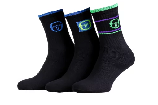 Шкарпетки Sergio Tacchini 3-pack синій, зелений Жін 35-37