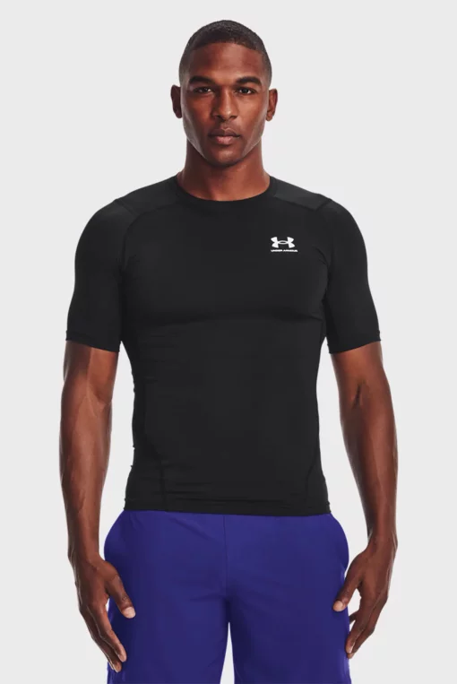 Футболка компресійна Under Armour HG Armour Comp SS чорний Уні XXL