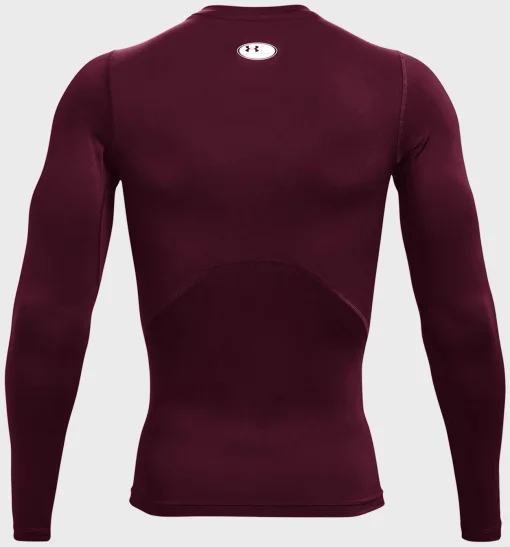 Лонгслів UA HG Armour Comp LS бордовий Чол SM