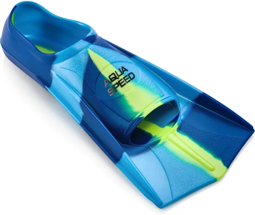 Ласти Aqua Speed TRAINING FINS 7939 синій, блакитний, жовтий Уні 31-32