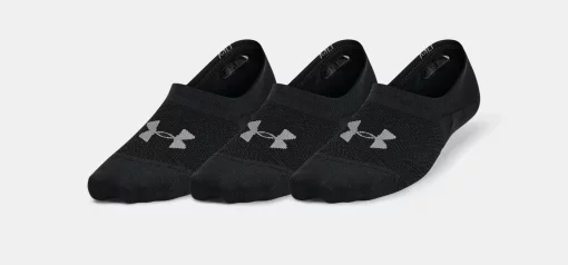 Шкарпетки Under Armour Breathe Lite Ultra Low 3p чорний Жін MD