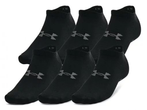 Шкарпетки Under Armour Essential No Show 6pk чорний Уні SM