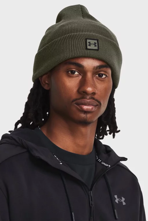 Шапка Under Armour Halftime Cuff оливковий Чол OSFM