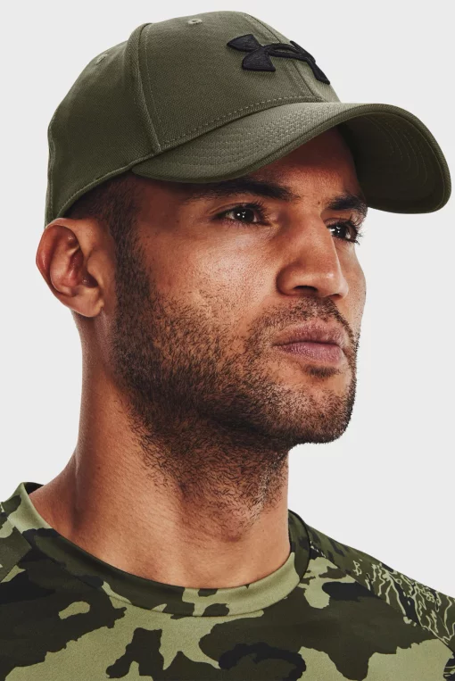 Кепка Under Armour Men's Blitzing зелений, чорний Чол M/L
