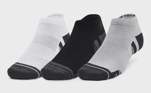 Шкарпетки Under Armour Performance Tech 3pk Low сірий Уні XL