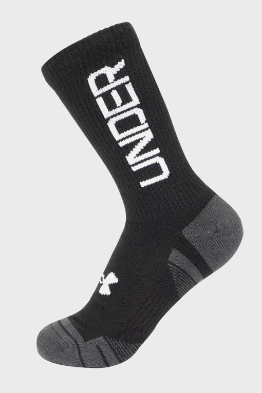 Шкарпетки Under Armour Perf Tech Nov 3pk Crew чорний Уні MD
