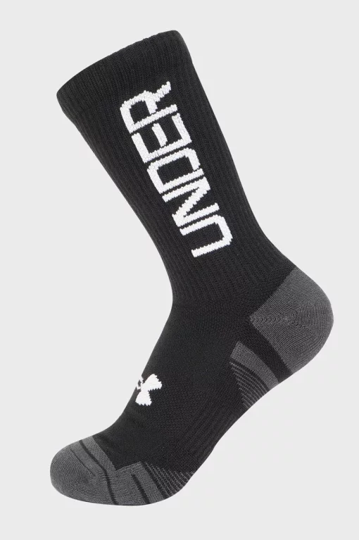 Шкарпетки Under Armour Perf Tech Nov 3pk Crew чорний Уні MD