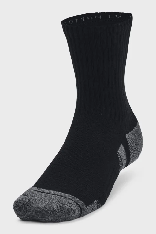 Шкарпетки Under Armour Performance Cotton 3p Mid чорний Уни MD