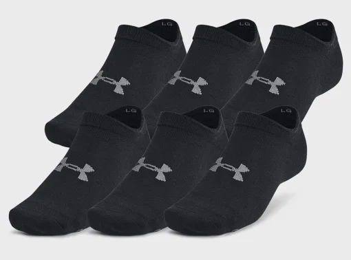 Шкарпетки Under Armour Essential No Show 6pk чорний Уни XL