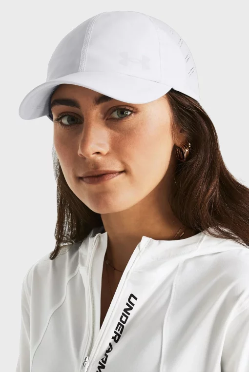 Кепка Under Armour W Iso-chill Launch Adj білий жіночий One Size (1383478-100)