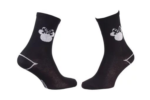 Шкарпетки MINNIE OMBRE DE TETE DE MINNIE NOEUD чорний, сріблястий Діт 35 - 41
