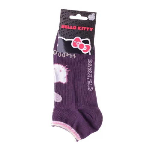 Шкарпетки HELLO KITTY TETE DE HK + COEUR + HK фіолетовий Діт 35 - 41
