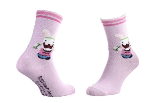 Шкарпетки LAPINS CRETINS LAPIN FAIT DES ALTERES рожевий Діт 35 - 41