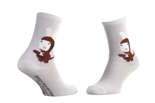 Шкарпетки LAPINS CRETINS LAPIN EN COSTUME KANGOUROU сірий Діт 35 - 41