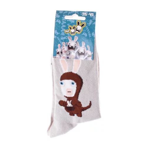 Шкарпетки LAPINS CRETINS LAPIN EN COSTUME KANGOUROU сірий Діт 35 - 41