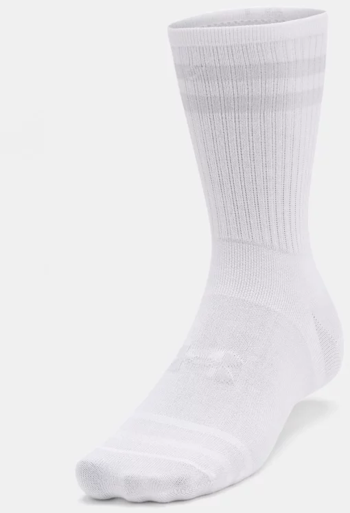 Шкарпетки Under Armour Essential 6pk Crew білий LG (1387058-100)