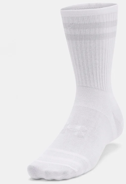 Шкарпетки Under Armour Essential 6pk Crew білий LG (1387058-100)
