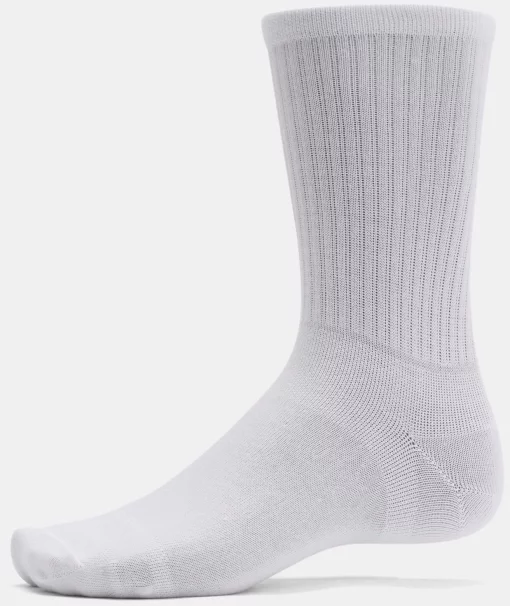 Шкарпетки Under Armour Essential 6pk Crew білий LG (1387058-100)
