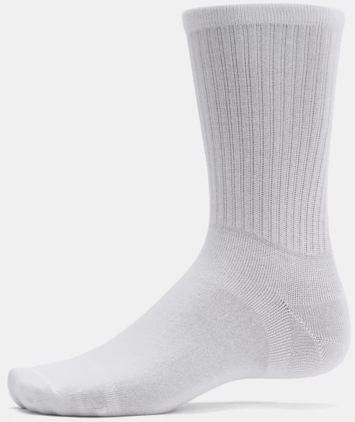 Шкарпетки Under Armour Essential 6pk Crew білий LG (1387058-100)