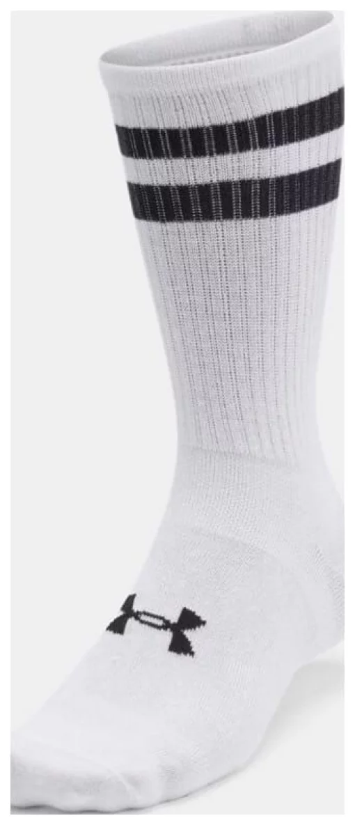 Шкарпетки Under Armour Essential 6pk Crew чорний, білий, сірий Уні XL