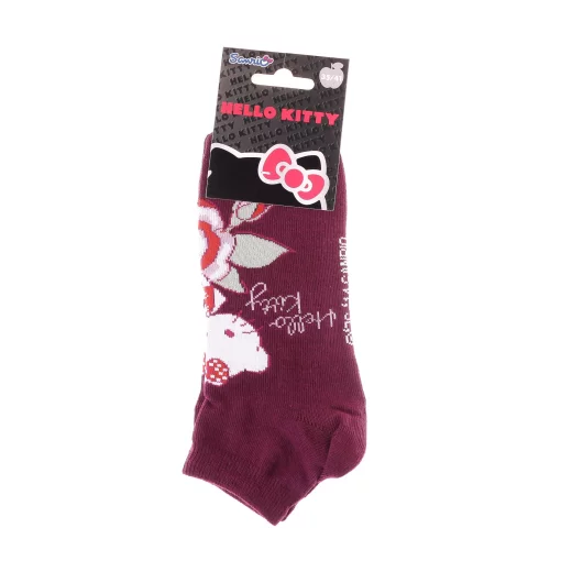 Шкарпетки HELLO KITTY HK + ROSE бордовий Діт 35 - 41