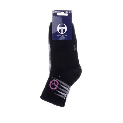 Шкарпетки Sergio Tacchini 3-pack білий, сірий, синій Уні 36-41