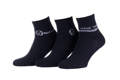 Шкарпетки Sergio Tacchini 3-pack чорний Уні 36-41 (13898115-2)