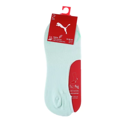 Шкарпетки Puma FOOTIE 2P UNISEX фіолетовий, м'ятний Уні 39-42