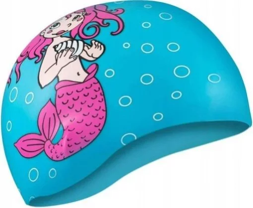 Шапка для плавання Aqua Speed KIDDIE Mermaid 1784 блакитний Діт OSFM