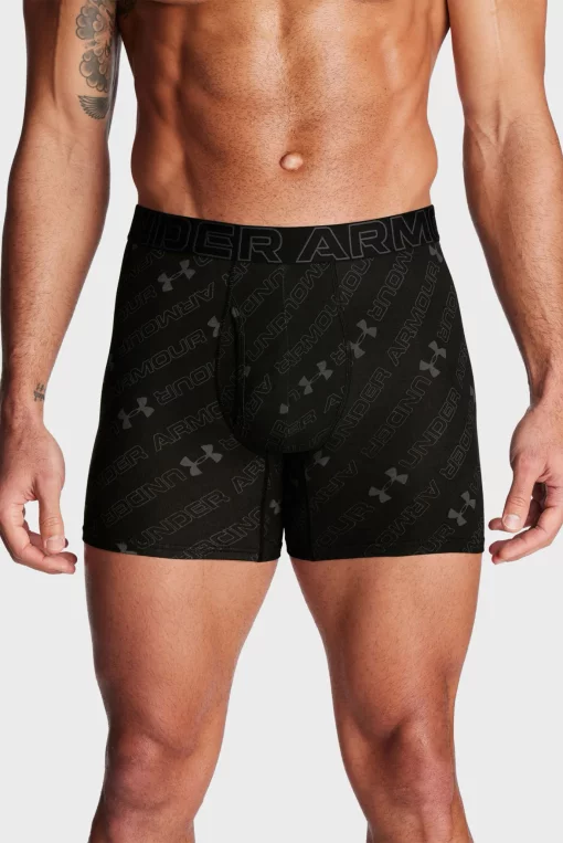 Труси Under Armour M Perf Cotton Nov 6in чорний, сірий Чол MD