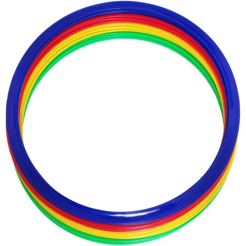 Кільця для координації Meta Flat Agility Rings Set of 12 синій, червоний, жовтий, зелений Уні 60 см
