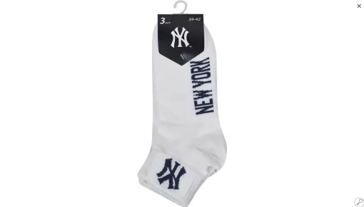 Шкарпетки New York Yankees 3 pk Quarter білий Уні 35-38