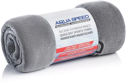 Рушник Aqua Speed DRY SOFT 7032 сірий Уні 50х100 см